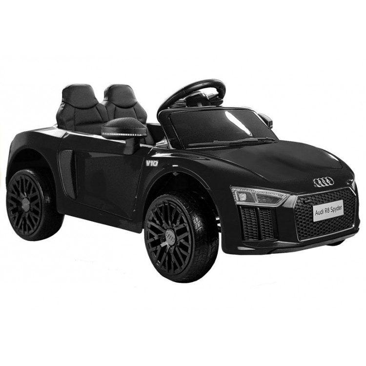 Elektrické autíčko Audi R8 Spyder - nelakované - čierne